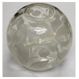 antique hand painted mini rose bowl