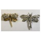 pair of vtg brooches Samson of providence too