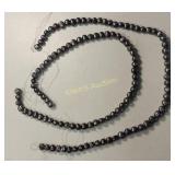 pair of freshwater pearl necklace 16" each