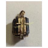 intaglio 10K gold 1800;s cameo brooch locket