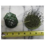 3 1/2" hairpin flower frog & dazey #4 flower frog