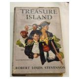 first edition treasure island illustrated w/dust k