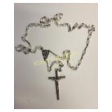 Italian opalescent beaded rosaries