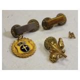 gold filled military & fraternity pins kappa alpha