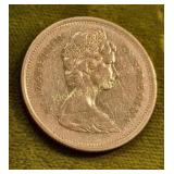 1967 Canada 25 cents elizabeth silver coin