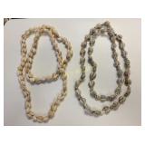 Hawaiian Cowrie shell necklaces lot of 2