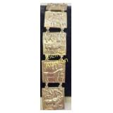 sterling Ahoi ashtamic story  panel bracelet