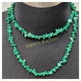 malachite necklace 34