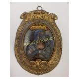 antique bronzed promo plaque Jayne