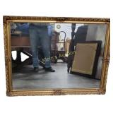 antique gold gesso mirror Beauty!  35" x 44"