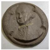 rare macerated paper money George Washington bust