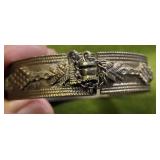 damascene bracelet berry design vintage