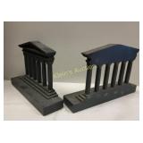 antique cast iron Bradley & Hubbard bookends