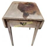 pembroke style drop side end table