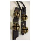 very rare 1876 sleigh bells brass dated w/pat date