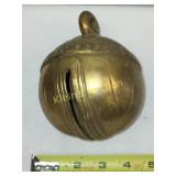 large antique bronze elephant bell 19th C