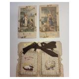 antique & vintage religious items scapular & cards