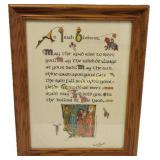 calligraphy art an Irish Blessing by amelia Bayntu