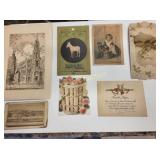 collection of antique ephemera, victorian trade cs
