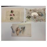 victorian honey comb card, mechanical valentine 3