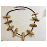 Rare Tabua ceremonial necklace Whale teeth 26'