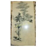 1898 Celluloid advertising card nude woman draped