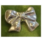 925 sterling pendant brooch taxco 2 1/2' bowtie