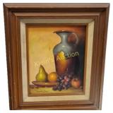 Oil on Board Still Life Frank Lean Artist