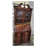 Chippendale style mahogany secretary desk, by Madx