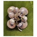 sterling 4 leaf clover brooch gorgeous