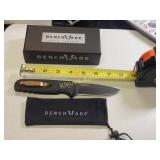 bench made automatic folding knife 4300 new in box