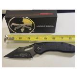micro tech stitch s/e tactical auto knife m390