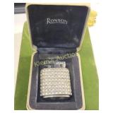 1934 ronson gem lighter rhinestone