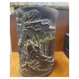 hand carved bamboo brush pot or bitong Chinese