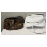 tapestry purse & white laura scott handbag