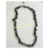 moss agate gemstone  necklace