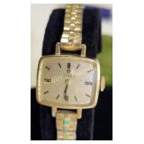 vtg 14K gf omega watch Working! nice!