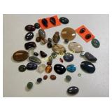 329 carats of gemstones turquoise, agate