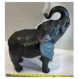 anti. khmer style bronze trumpeting elephant statu