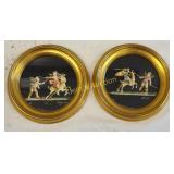 Rago Giovanni Pompeii gouache cupid 2  paintings