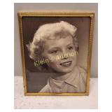 1930 Vallow Studio movie star photo framed