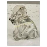 degenhart clear glass candy container dog 1940