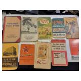 10 Antique Pocket tablets john deere, farmers book