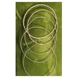 5 sterling silver bracelet bangles
