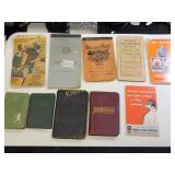 10 antique tablets & address books 1877 too