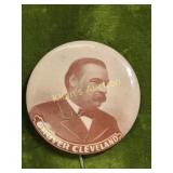 larger antique Grover Cleveland pinback political