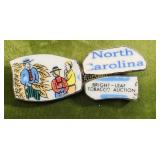 1946 brightleaf tobacco auction sterling brooch