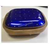 Karl schibensky rectangular enameled trinket box