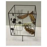 vtg C Jere? copper bronze / Brass fish aquarium sc