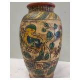 vtg made in japan clay earthenware  vase